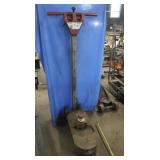 Gray Pneumatic Lift &  Adapter 34x11x58"