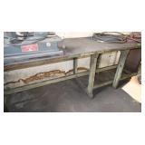Work Table 34Hx106.5Wx31"D-Contents not included