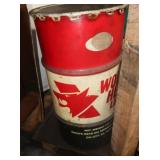 Wolfshead Oil Drum 120 lb size (1/2 full)