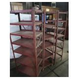 3 Metal Shelving 54Hx21Wx12.5"D