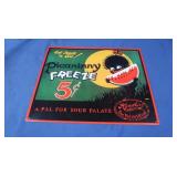 Hendlers Ice Cream Tin Sign 14.5x12"