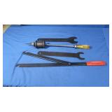 Slide , 2 K-D Open End Wrenches, K-D Clutch Tool