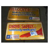 2 GM Metal Signs 3