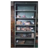 Metal Shelving 84Hx37.5Wx18.5"D w/Contents (auto