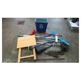 Wooden Folding Tray Table, Mops, Scrub Mops
