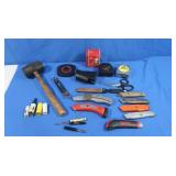 Tape Measures, Starrett & Stanley Box Cutters,