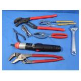 Snap-on 16" Adjustable Pliers & 9" Pliers