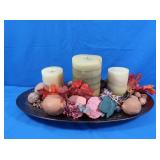 Gold Metal Bowl w/Filler