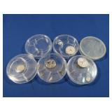 4 Watch Movements w/6 Watch Cases