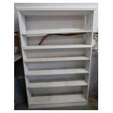 Wooden Adj Shelf Height Bookcase 50x13x73"H