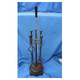 Wrought Iron Fireplace Tool Set