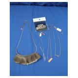 Oui Yellow Necklace, Clear Stone Necklace, Silver