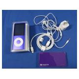 Ipod Nano w/Charger, Earphones & Morphie Charger