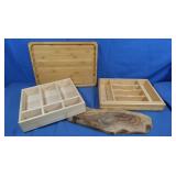 Wood Organizer Trays & more