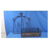 Metal Planter Box Holder & Metal Plant Trellis Top