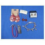 Carnelian Gold Filled Earrings, Hart Earrings,