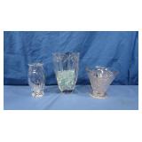 Crystal Vases, Cut Glass Dish