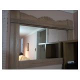 Wooden Wall-Mount Mirror 45x34"