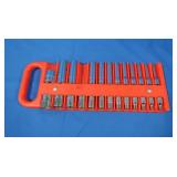 25 Snap-on 1/4" Drive SAE Sockets Deep & Shallow