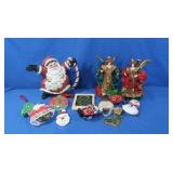 Christmas D?cor, Santa Cookie Jar