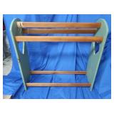 Painted Wood Quilt Rack