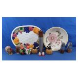 Cracker Barrel Serving Tray, S&P Shakers