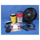Alarm Clock, Emergency Lights, Fan & more