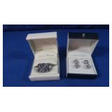 Crislu CZ Sterling Silver Earrings, Crislu