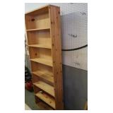 Wooden Shelving Unit 29x9x84"
