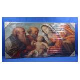 Holy Family Painting-Handpainted from Italy-Oil