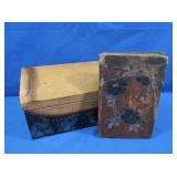 Leather & Metal Box, 1869 Uncle Johns Flower