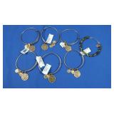 Alex & Ani Initial & Stone Bracelets