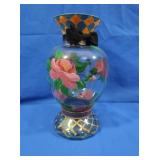 Mackenzie Childs Handpainted Vase-1980s orig