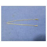 10K Bracelet 7.5"  1.6gr