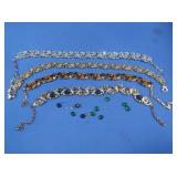 Vintage Costume Jewelry Bead Necklaces-Chain