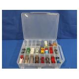 Lg Lot Vintage Vehicles in Carry Case