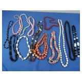 Vintage Costume Jewelry Bead Necklaces