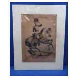 Antique Nathaniel Currier Hand Colored Framed