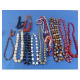 Vintage Costume Jewelry Bead Necklaces