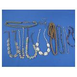 Vintage Costume Jewelry Bead Necklaces