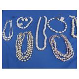 Vintage Costume Jewelry Bead Necklace