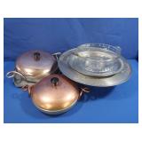 Aluminum Entertaining Ware, 2 Wearever Aluminum