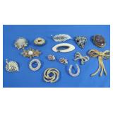 Vintage Costume Jewelry Pins