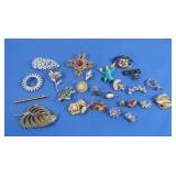 Vintage Costume Jewelry Pins