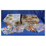 2 Lg Decorative Storage Boxes