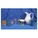 Pitcher, Glassware, Basket