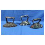 Handpainted Antique Irons