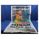 Vintage Advertising Atlantic Oil Gas Station