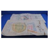 2 Vintage Seed Corn Sacks