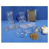 Antique Milk Glass Chicken Laying D?cor Egg,